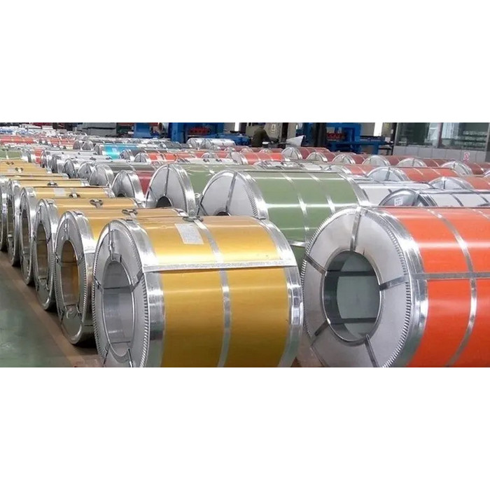 Штрипс с полимерным покрытием PVDF, толщина 0,70 мм, цвет RAL 7024 фото 3