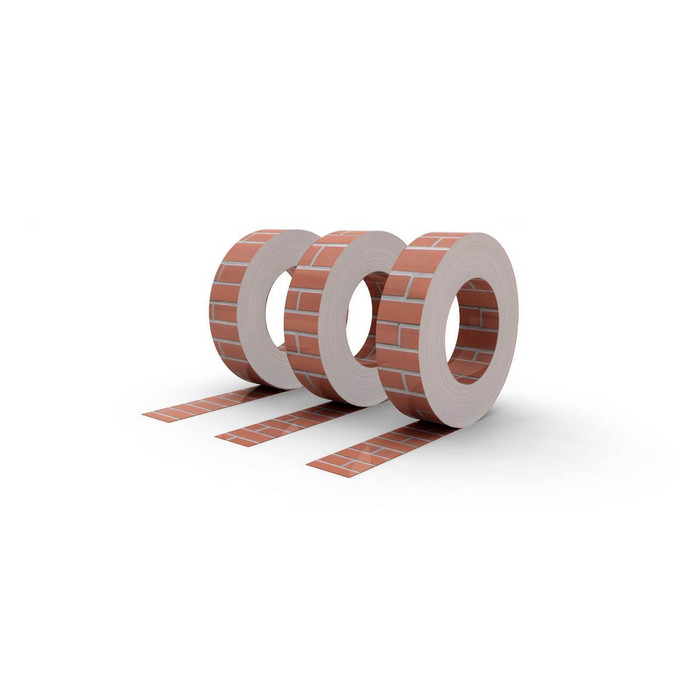 Штрипс с полимерным покрытием ECOSTEEL®, толщина 0,50 мм, цвет кирпич