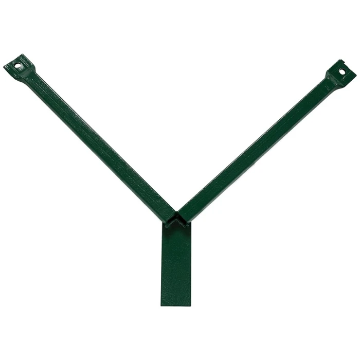 Кронштейн для колючей проволоки V-образный уголок 25х25 мм зеленый мох