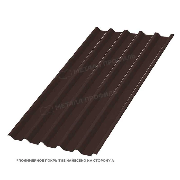 Профлист Металл-Профиль С-44 Полиэстер 0.45 мм RR 32 Темно-коричневый