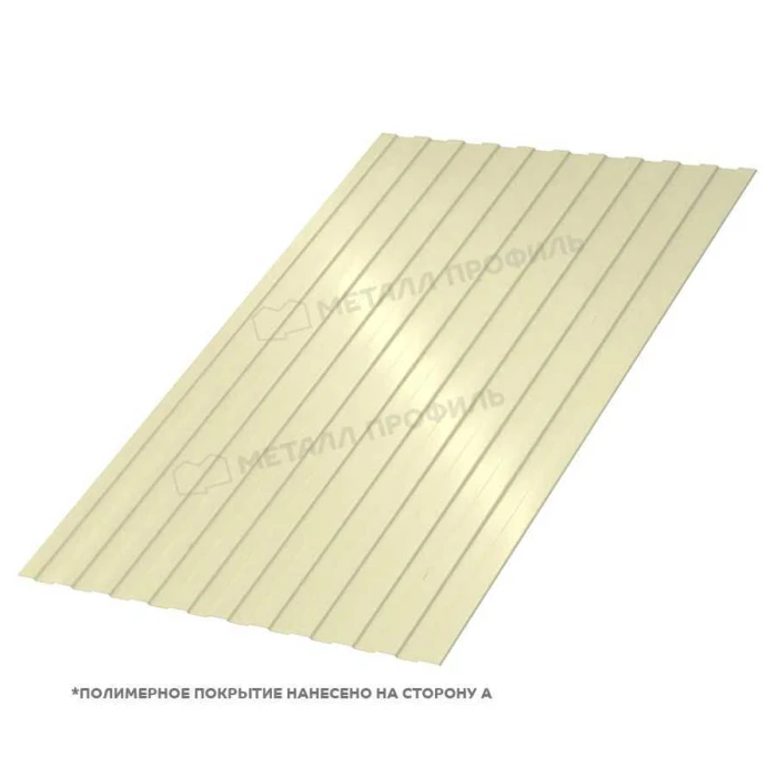 Профлист Металл Профиль С-8 0,45 Полиэстер RAL 1015 Светлая слоновая кость