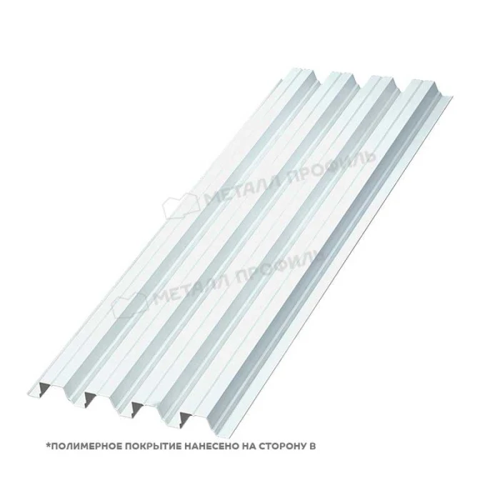 Профлист Металл-Профиль Н-75 Полиэстер 0.8 мм RAL 9003 Белый