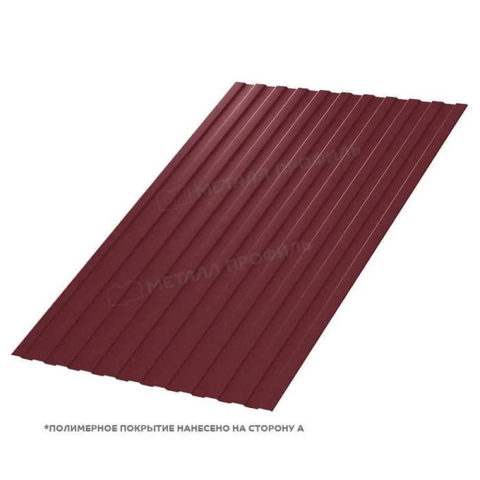 Профлист Металл Профиль С-8 0,45 VikingMP® RAL 3005 Красное вино