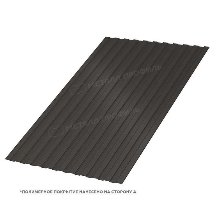 Профлист Металл Профиль С-8 0,45 VikingMP® RR 32 Темно-коричневый | B