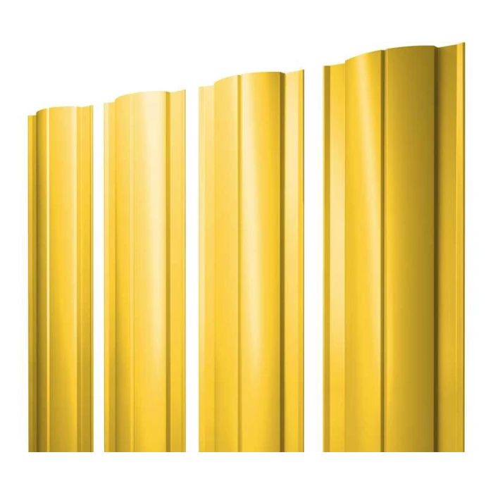 Штакетник Круглый Grand Line 0,45 Полиэстер RAL1018 Цинково-Желтый