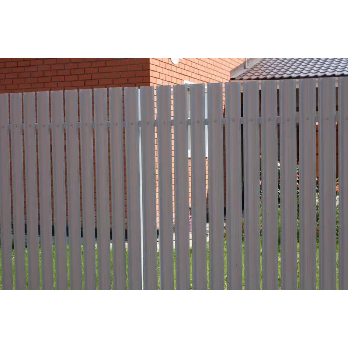 Штакетник М-образный А Grand Line 0,4 Полиэстер - double RAL7024 Мокрый Асфальт