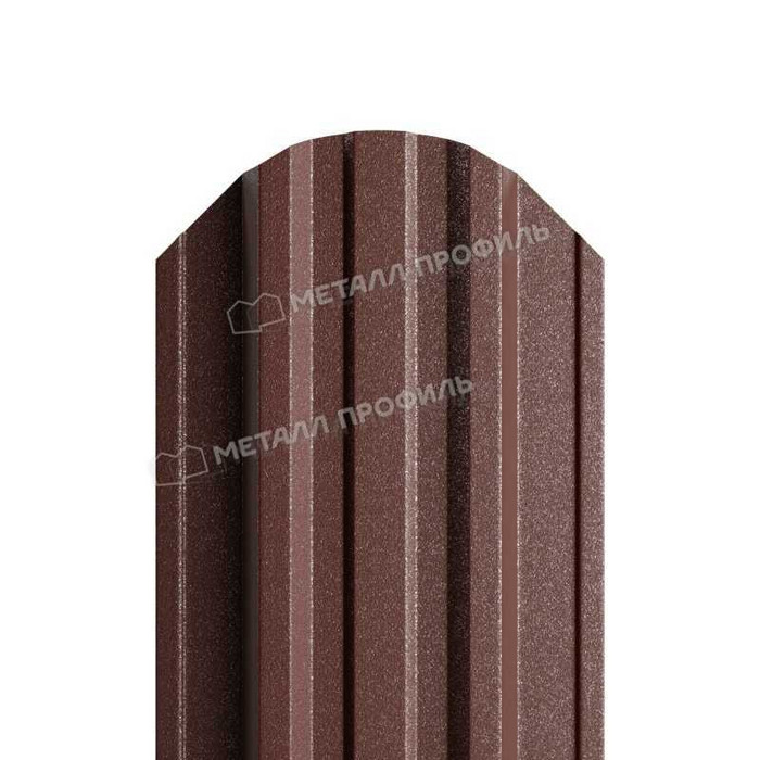 Штакетник Металл Профиль TRAPEZE-O 0,5 VikingMP® E RAL 8017 Коричневый шоколад