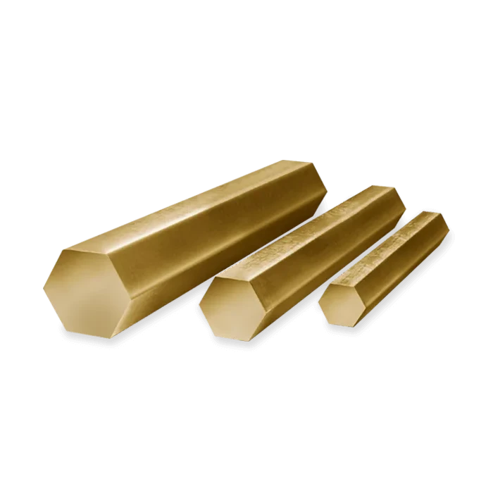Шестигранник латунный прес 55, длина 3 м, марка ЛС59-1